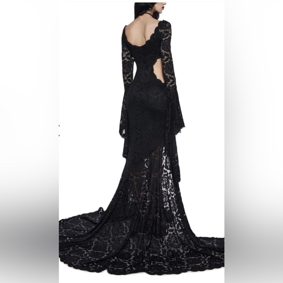 Dolls Kill Widow Lace Dress - Picture 2 of 8